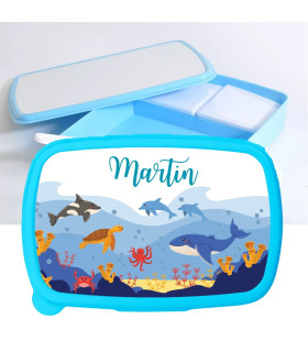 boite lunch enfant theme mer