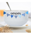Bol Personnalisé "Chouchou" - Photo et Texte - Drapeau Bleu