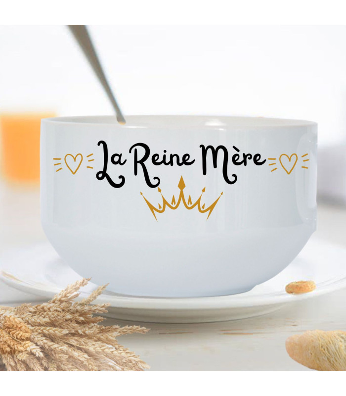 Bol Céramique "La Reine Mère" - Cadeau Maman/Mamie