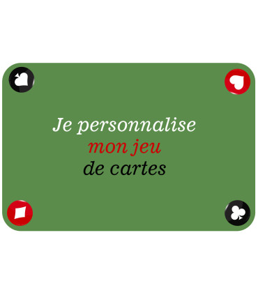 tapis de cartes personnalisé