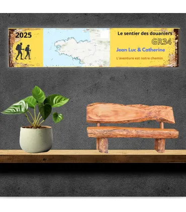 Panneau de Randonnée Personnalisé : Le Souvenir Unique de Votre Exploit !