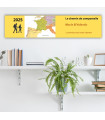 Panneau de Randonnée Personnalisé : Chemin de compostelle