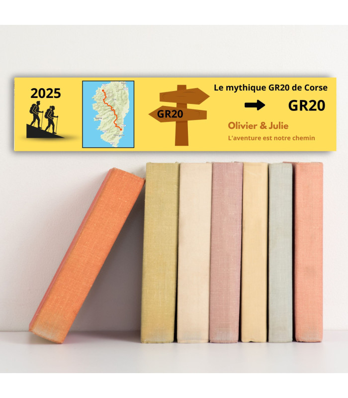 Panneau de Randonnée Personnalisé : GR20 Corse