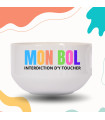 Bol Céramique Personnalisé "C’est Mon Bol" – Cadeau Humour "Interdiction d’y Toucher