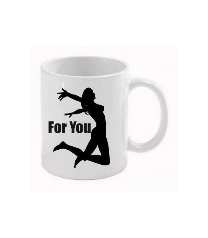 Mug Érotique Personnalisé "FOR YOU" | Cadeau Sexy et Rigolo
