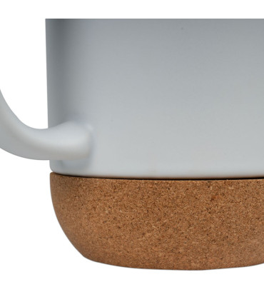 détail du mug en liege céramique