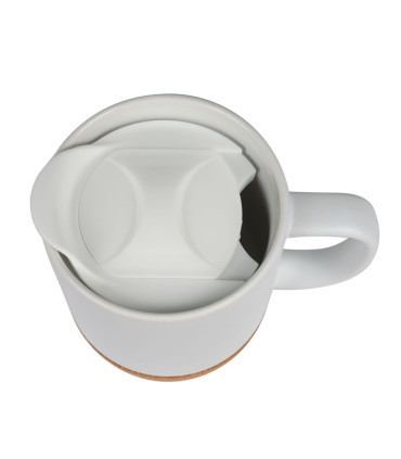 vue de dessus mug avec couvercle