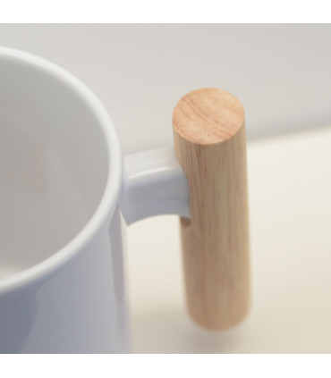 detail anse mug en bois