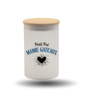 petit pot en verre 600 ml personnalisé