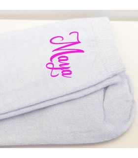 chaussettes paillettes personnalisées