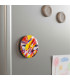 magnets posés sur frigo