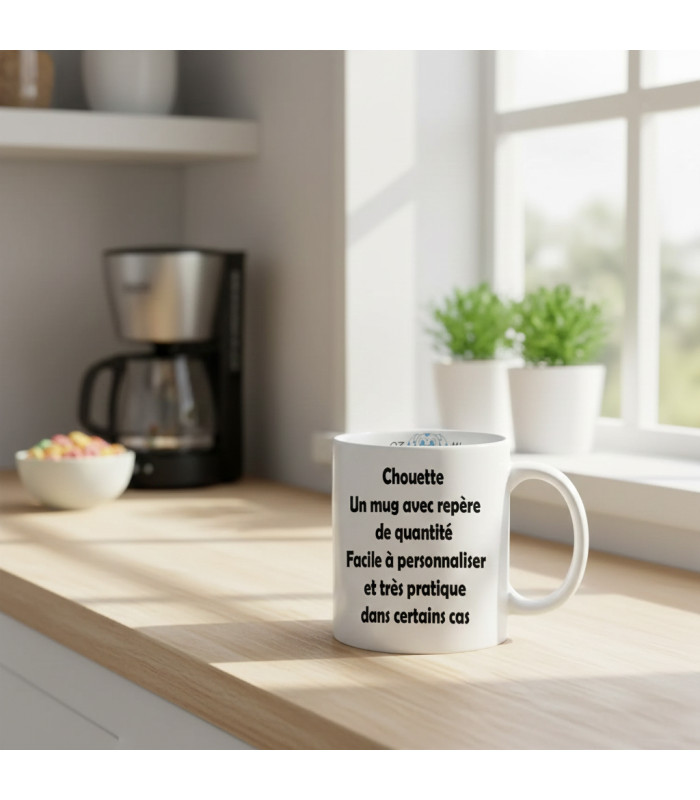 Mug gradué personnalisé – Précision et fantaisie pour vos boissons