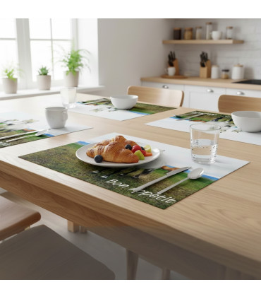 dessous de main personnalisé photo et texte