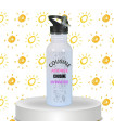 Gourde Inox Personnalisée « Cousine Adorée, Cousine Hydratée » – Design Solaire
