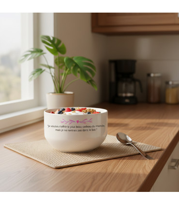 bol en céramique meilleure amie pour petit déjeuner