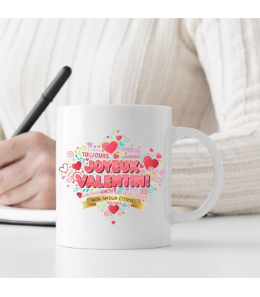 mug joyeux valentin personnalisé