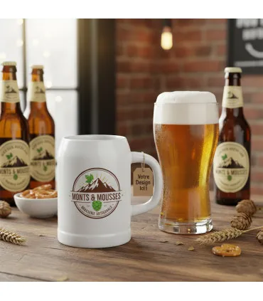 chope à bière personnalisée