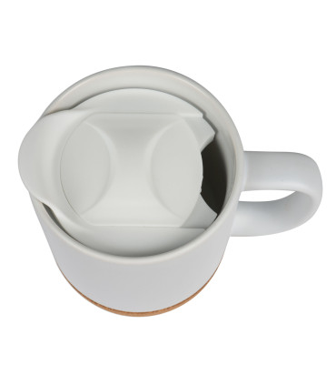 mug socle liège et couvercle personnalisé