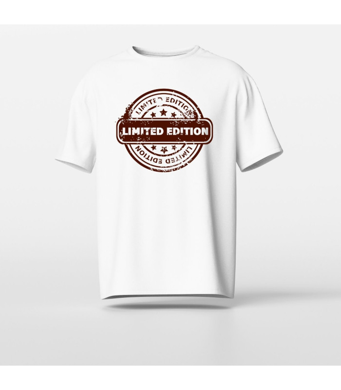 T-shirt Homme Blanc "Édition Limitée" - Col Rond