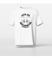 T-shirt Homme Humoristique "Poitrine Sexy" - Blanc