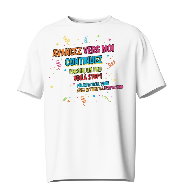 T-shirt Homme "Avancez vers moi..." – Collection Confiance & Style