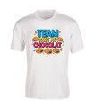 T-shirt Humour "Team Pain au Chocolat" - Toucher Coton 190g