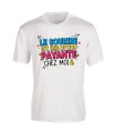 T-shirt Humour - "Le sourire est une option payante chez moi"