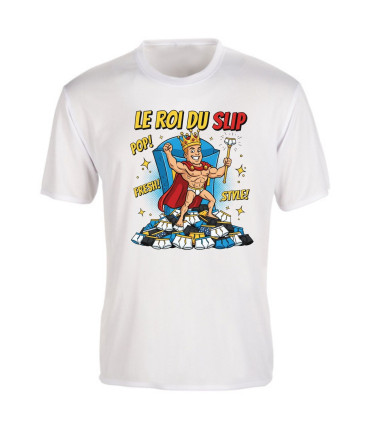 tee shirt humour le roi du slip