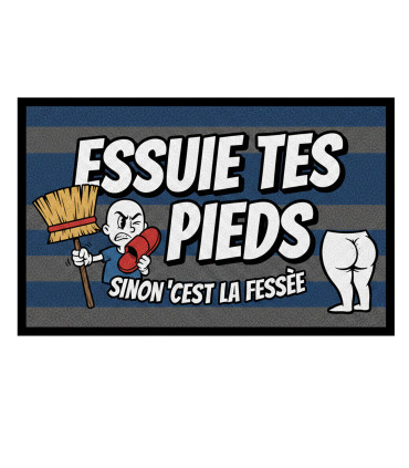 paillasson rigolo la fessee