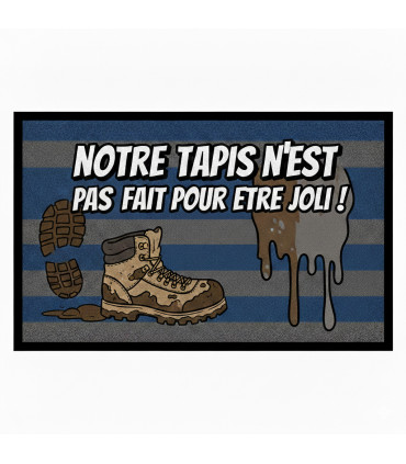 tapis original pour essuyer ses pieds