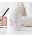Mug "Bonne Fête Mamie" – Design Pastels et Illustrations