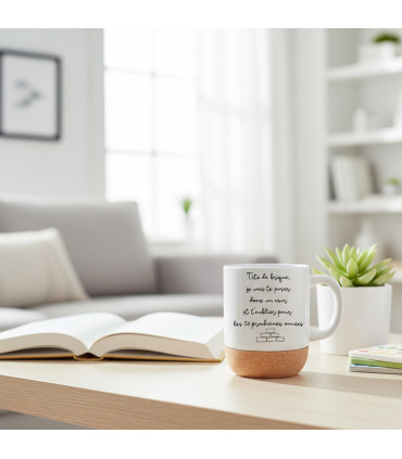 tete de brique mug personnalisable