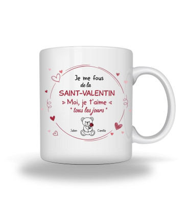 mug saint valentin personnalise