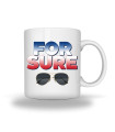 Mug Emmanuel Macron "For Sure" – Édition Aviator Cool