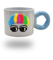 Mug Design "Cool Rainbow" - Anse Bleue Artisanale