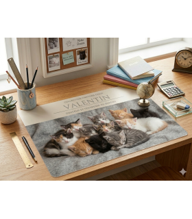 sous mains petits chats personnalise