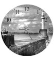 Horloge Murale Paysages du Monde en Bois MDF - 28 cm