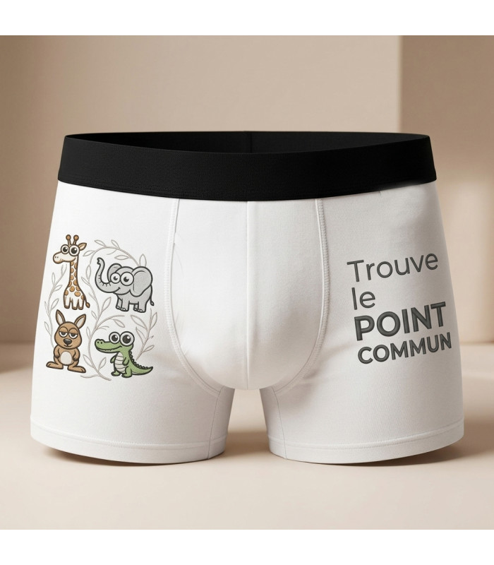 Boxer Homme Humour "Hors du Commun"