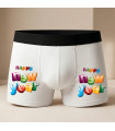 Boxer Homme Humoristique "Happy New Year"