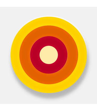 sous verre design coloré