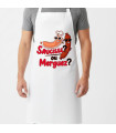 Tablier Personnalisable Humour Barbecue - "Saucisse ou Merguez ?"