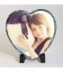 ardoise coeur avec photo