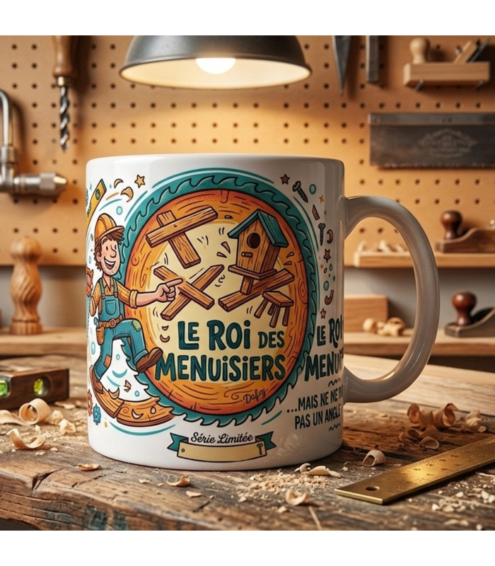 Le Mug du Roi des Menuisiers - Personnalisable