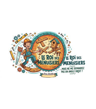 Le Mug du Roi des Menuisiers - Personnalisable