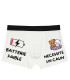 boxer homme rigolo batterie faible