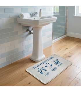 tapis de bain personnalisé