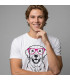 tee shirt blanc homme amusant chien