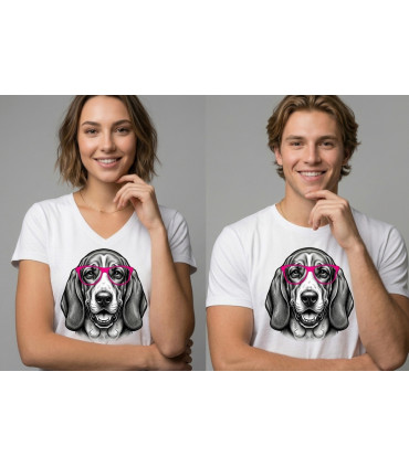 tee shirt rigolo chien basset hound