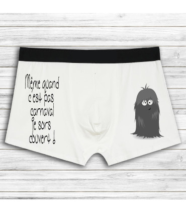 boxer amusant carnaval rigolo homme