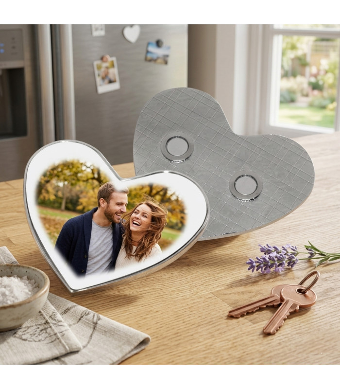 Magnet Cœur Personnalisé en Aluminium